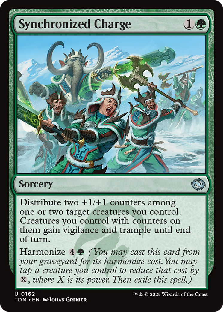 Synchronized Charge [Tarkir: Dragonstorm] - Magic: The Gathering - Card Brawlers | Quebec | Canada |