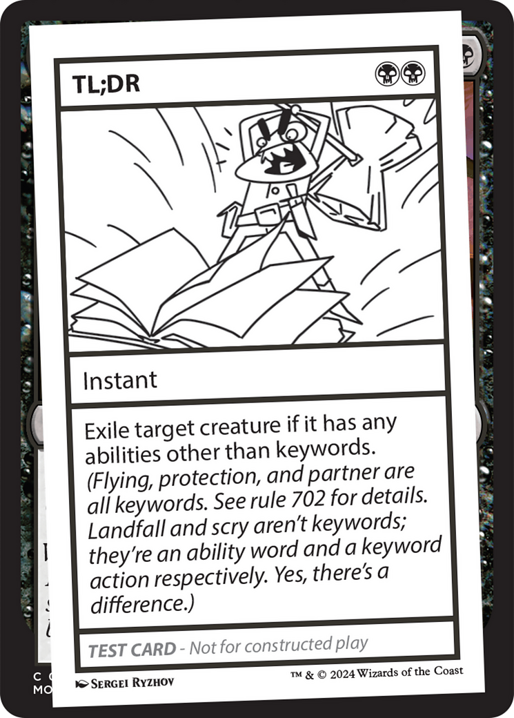 TL;DR [Mystery Booster 2 Playtest Cards] - Magic: The Gathering - Card Brawlers | Quebec | Canada |