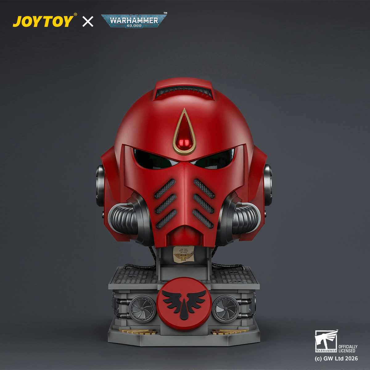 JOYTOY - Blood Angels MkX Helmet & Display Stand - (PREORDER) February 28, 2027