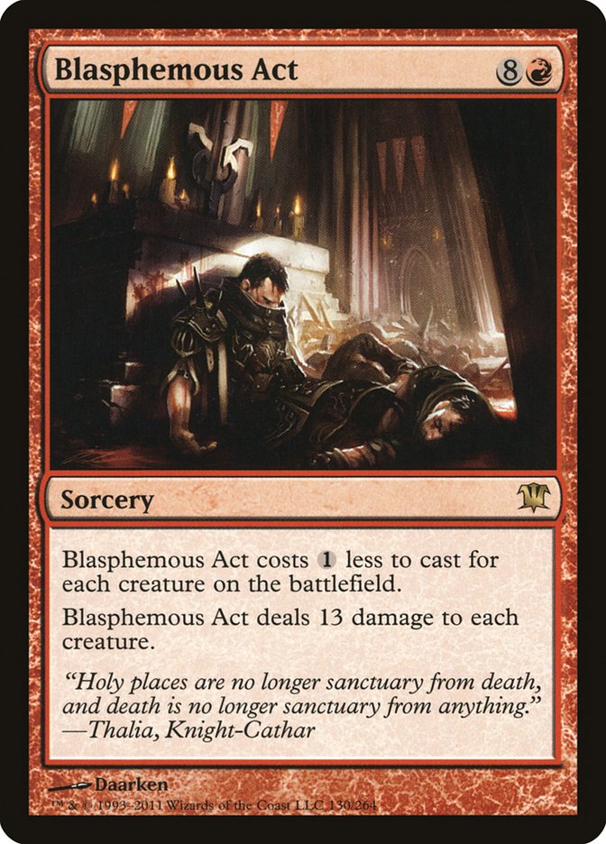 Blasphemous Act [Innistrad] - Magic: The Gathering - Card Brawlers | Quebec | Canada |
