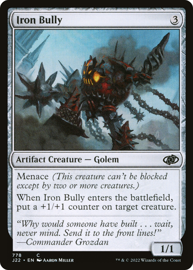 Iron Bully [Jumpstart 2022] - Magic: The Gathering - Card Brawlers | Quebec | Canada |