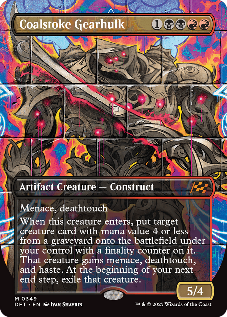 Coalstoke Gearhulk (Borderless) [Aetherdrift] - Magic: The Gathering - Card Brawlers | Quebec | Canada |
