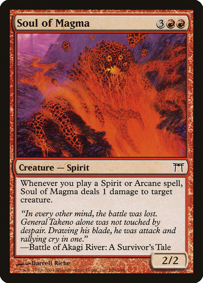 Soul of Magma [Champions of Kamigawa] - Magic: The Gathering - Card Brawlers | Quebec | Canada |