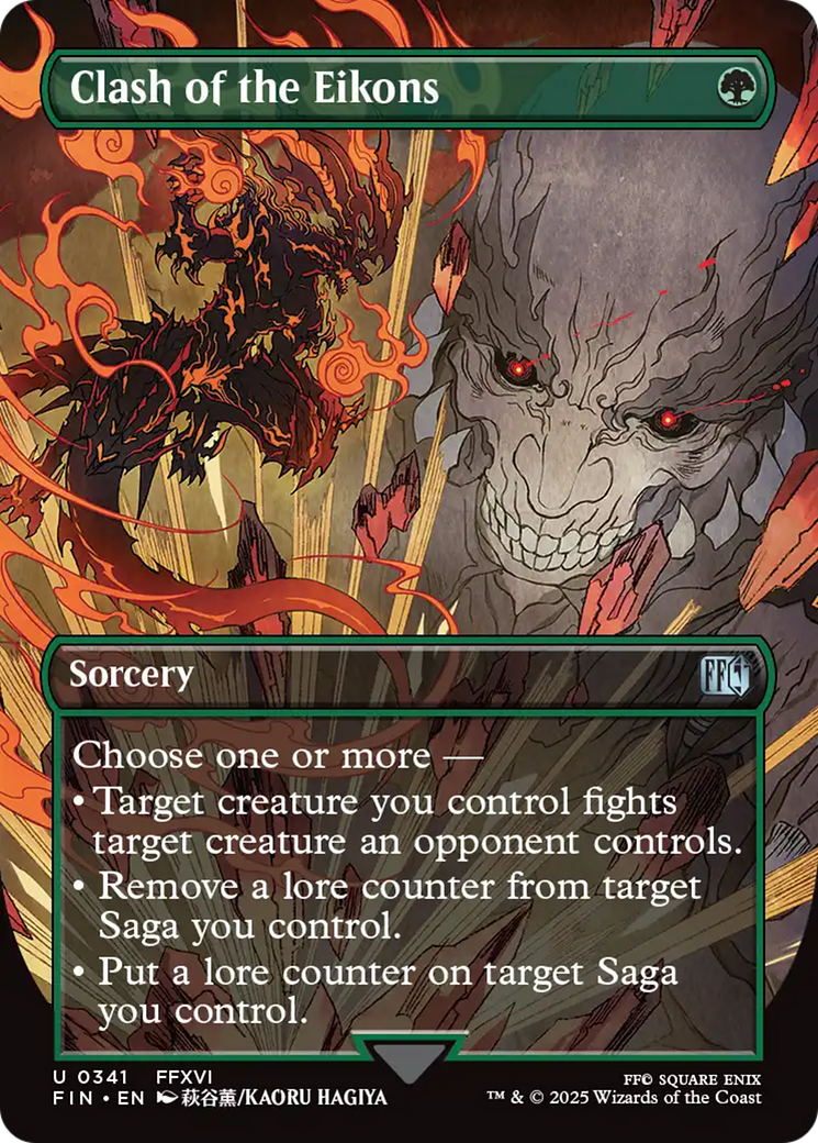 Clash of the Eikons (Borderless) [FINAL FANTASY] - Magic: The Gathering - Card Brawlers | Quebec | Canada |