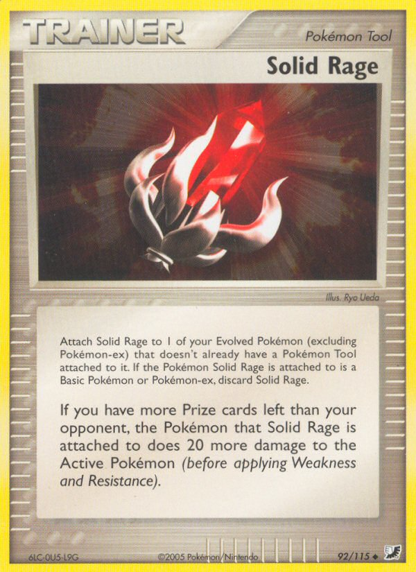 Solid Rage (92/115) [EX: Unseen Forces] - Pokémon - Card Brawlers | Quebec | Canada |
