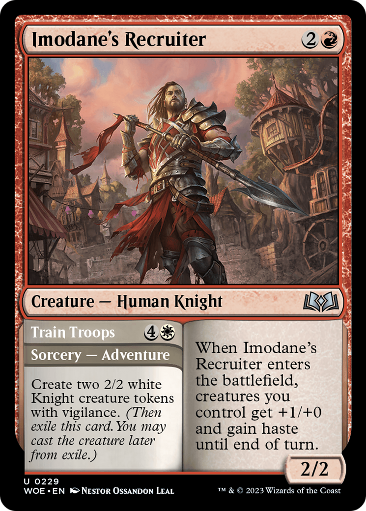 Imodane's Recruiter // Train Troops [Wilds of Eldraine] - Magic: The Gathering - Card Brawlers | Quebec | Canada |