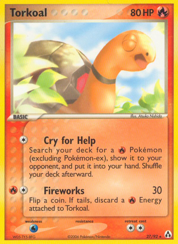 Torkoal (27/92) [EX: Legend Maker] - Pokémon - Card Brawlers | Quebec | Canada |
