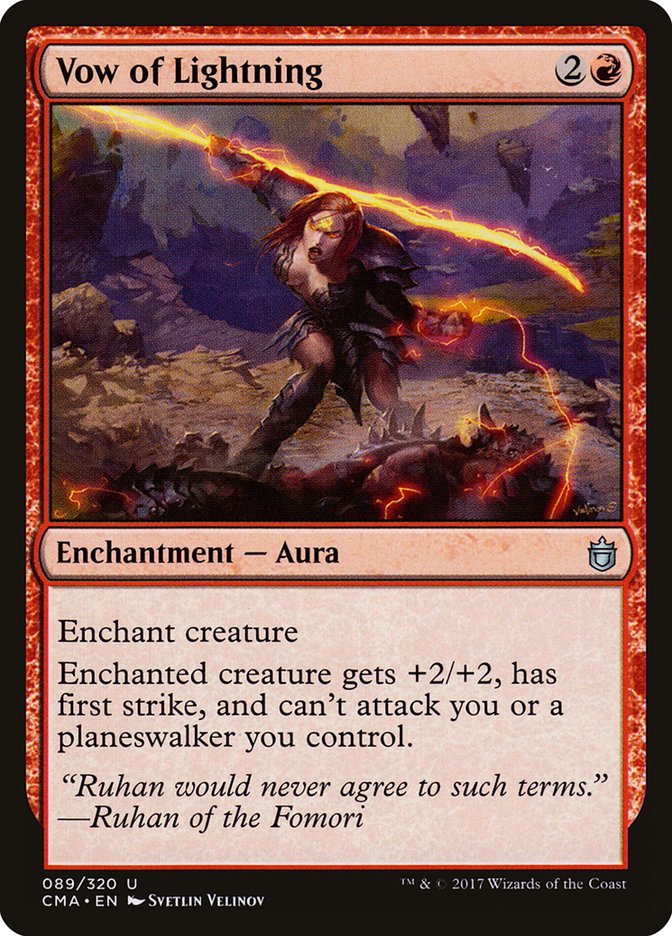 Vow of Lightning [Commander Anthology] - Magic: The Gathering - Card Brawlers | Quebec | Canada |