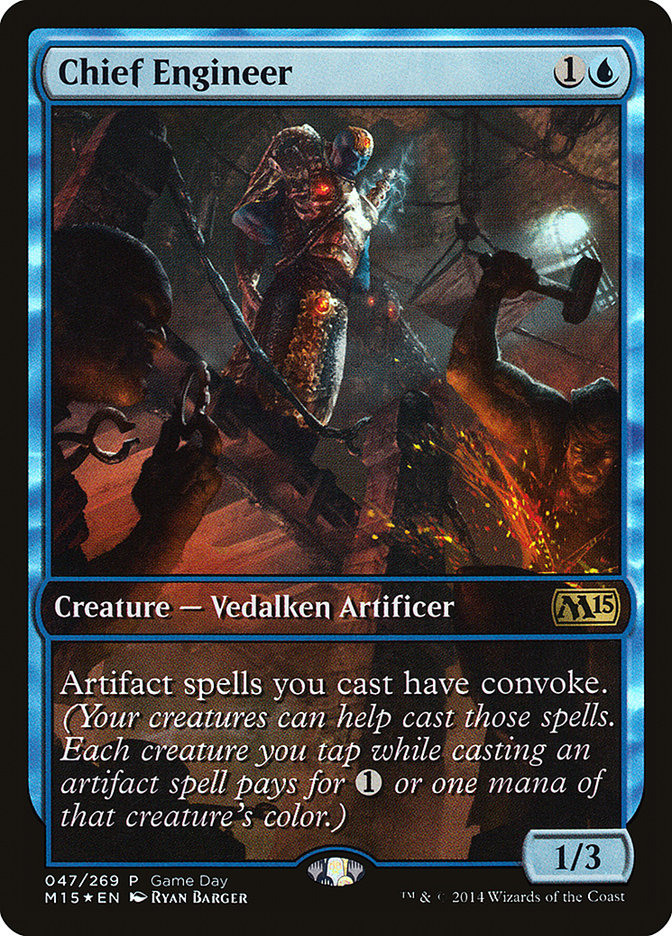 Chief Engineer (Game Day) [Magic 2015 Promos] - Magic: The Gathering - Card Brawlers | Quebec | Canada |