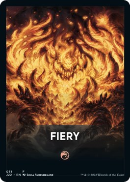 Fiery Theme Card [Jumpstart 2022 Front Cards] - Magic: The Gathering - Card Brawlers | Quebec | Canada |