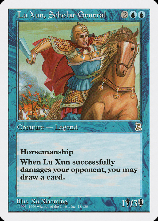 Lu Xun, Scholar General [Portal Three Kingdoms] - Magic: The Gathering - Card Brawlers | Quebec | Canada |