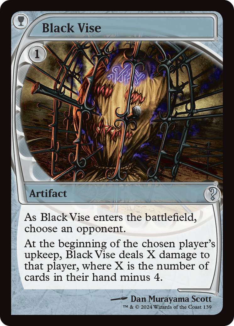 Black Vise (Future Sight) [Mystery Booster 2] - Magic: The Gathering - Card Brawlers | Quebec | Canada |