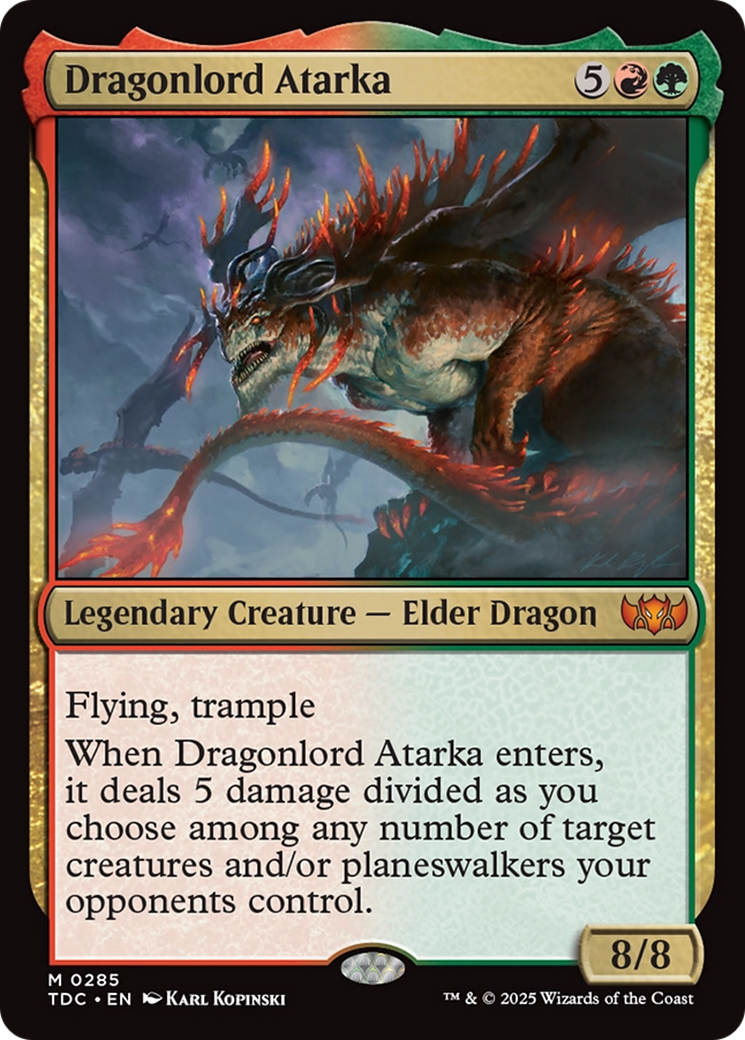 Dragonlord Atarka [Tarkir: Dragonstorm Commander] - Magic: The Gathering - Card Brawlers | Quebec | Canada |