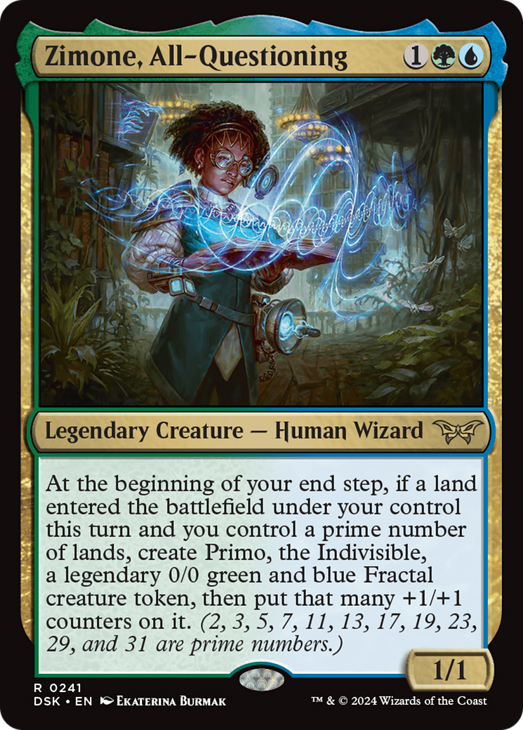 Zimone, All-Questioning [Duskmourn: House of Horror] - Magic: The Gathering - Card Brawlers | Quebec | Canada |