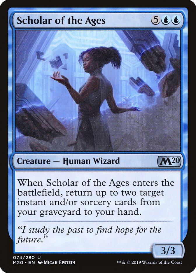 Scholar of the Ages [Core Set 2020] - Magic: The Gathering - Card Brawlers | Quebec | Canada |