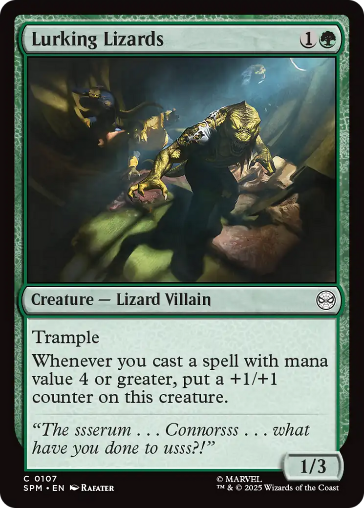 Lurking Lizards [Marvel's Spider-Man] - Magic: The Gathering - Card Brawlers | Quebec | Canada |