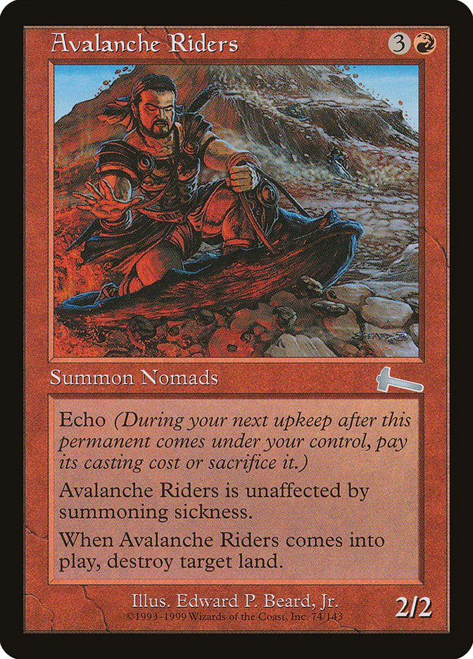 Avalanche Riders [Urza's Legacy] - Magic: The Gathering - Card Brawlers | Quebec | Canada |