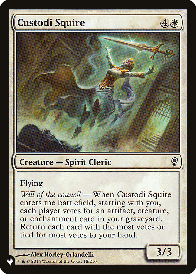 Custodi Squire [The List] - Magic: The Gathering - Card Brawlers | Quebec | Canada |