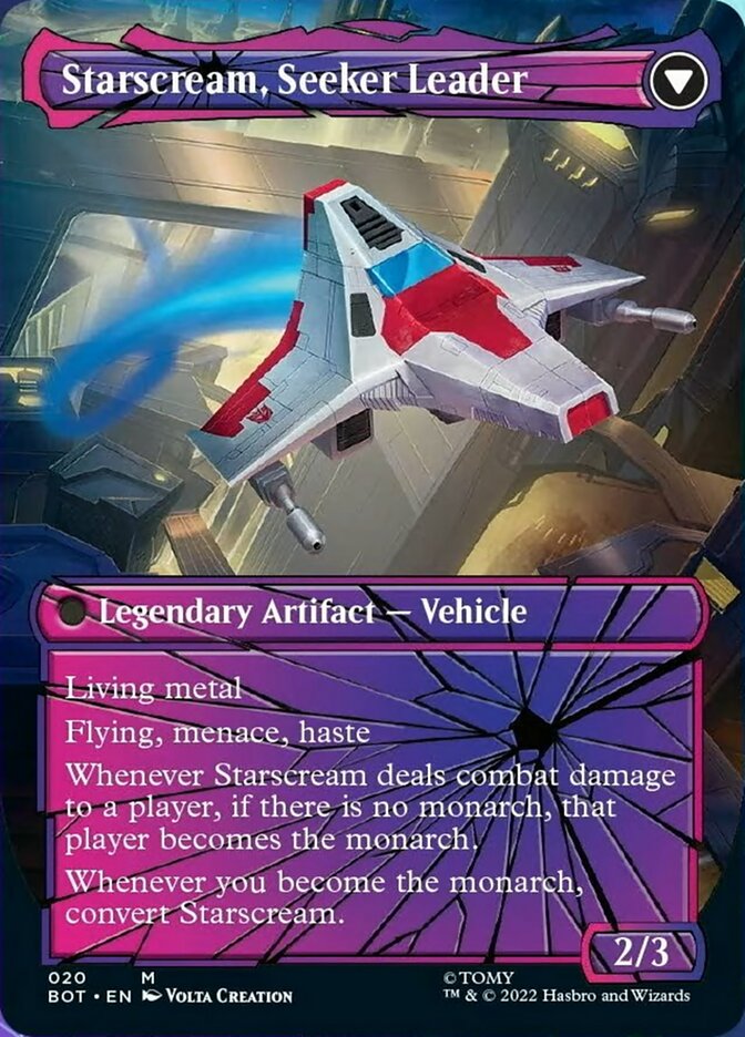 Starscream, Power Hungry // Starscream, Seeker Leader (Shattered Glass) [Transformers] - Magic: The Gathering - Card Brawlers | Quebec | Canada |