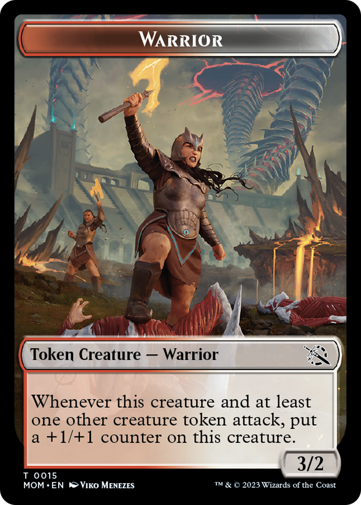 Warrior // Kraken Double-Sided Token [March of the Machine Tokens] - Magic: The Gathering - Card Brawlers | Quebec | Canada |