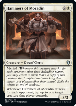 Hammers of Moradin [Commander Legends: Battle for Baldur's Gate] - Magic: The Gathering - Card Brawlers | Quebec | Canada |