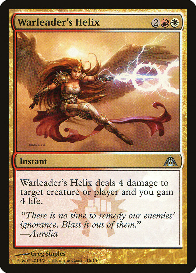 Warleader's Helix [Dragon's Maze] - Magic: The Gathering - Card Brawlers | Quebec | Canada |