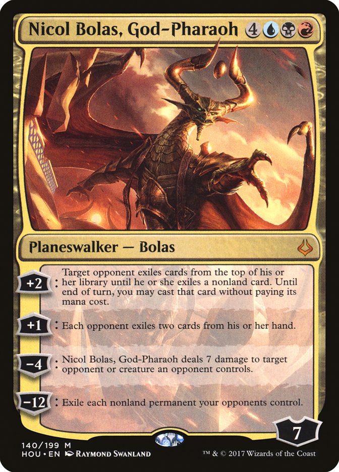 Nicol Bolas, God-Pharaoh [Hour of Devastation] - Magic: The Gathering - Card Brawlers | Quebec | Canada |