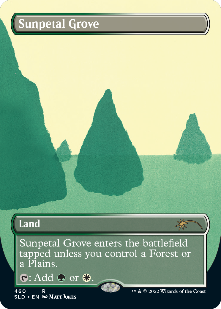 Sunpetal Grove (Borderless) [Secret Lair Drop Series] - Magic: The Gathering - Card Brawlers | Quebec | Canada |