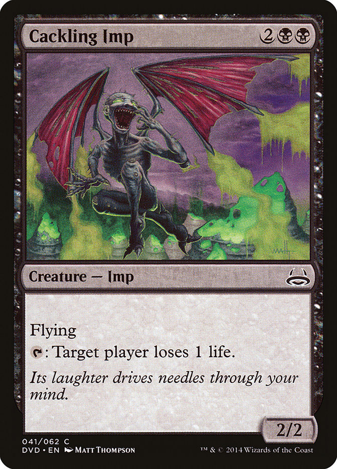 Cackling Imp (Divine vs. Demonic) [Duel Decks Anthology] - Magic: The Gathering - Card Brawlers | Quebec | Canada |