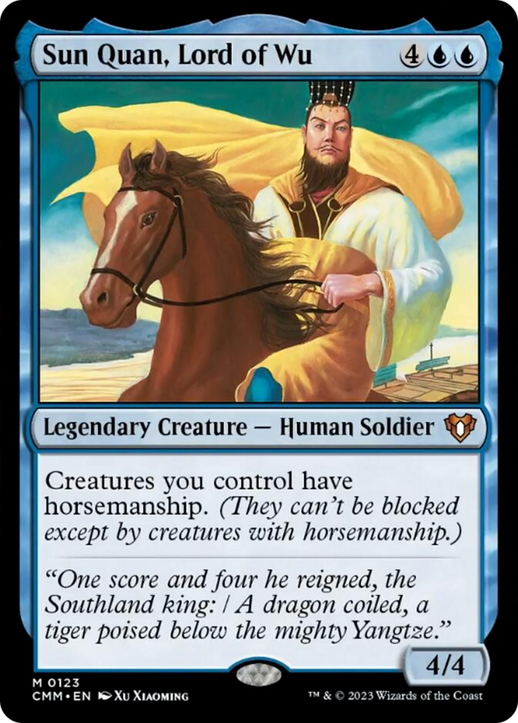 Sun Quan, Lord of Wu [Commander Masters] - Magic: The Gathering - Card Brawlers | Quebec | Canada |
