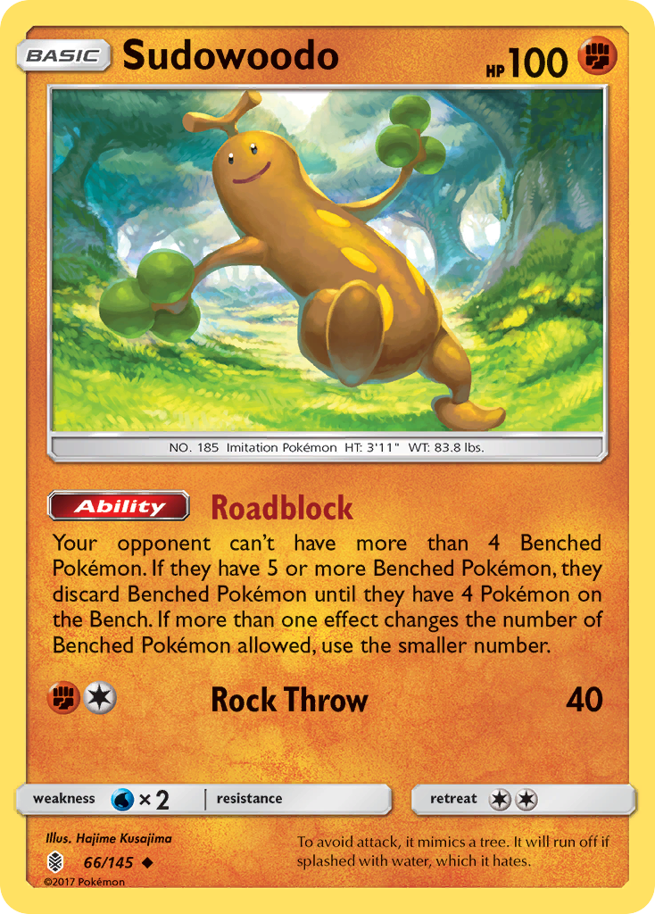 Sudowoodo (66/145) [Sun & Moon: Guardians Rising] - Pokémon - Card Brawlers | Quebec | Canada |