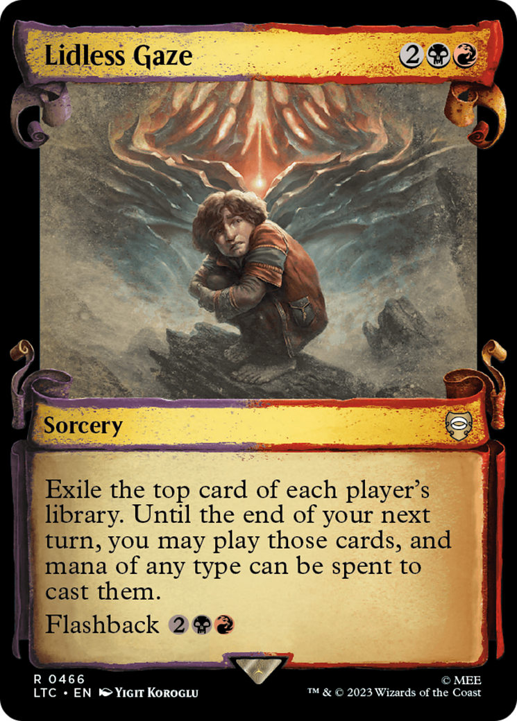 Lidless Gaze [The Lord of the Rings: Tales of Middle-Earth Commander Showcase Scrolls] - Magic: The Gathering - Card Brawlers | Quebec | Canada |