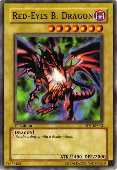 Red-Eyes B. Dragon [SD1-EN002] Common - Yu-Gi-Oh! - Card Brawlers | Quebec | Canada |