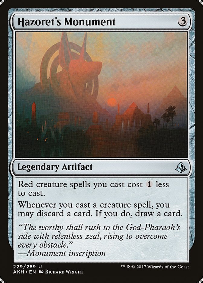 Hazoret's Monument [Amonkhet] - Magic: The Gathering - Card Brawlers | Quebec | Canada |