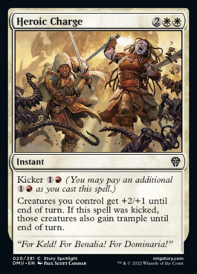 Heroic Charge [Dominaria United] - Magic: The Gathering - Card Brawlers | Quebec | Canada |