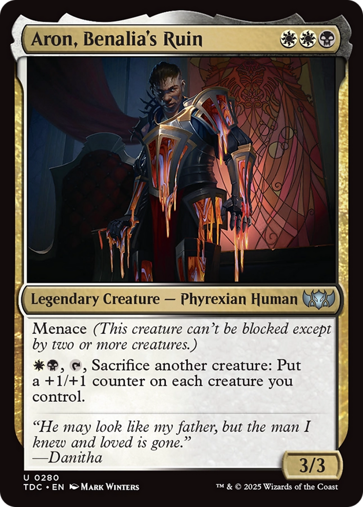 Aron, Benalia's Ruin [Tarkir: Dragonstorm Commander] - Magic: The Gathering - Card Brawlers | Quebec | Canada |