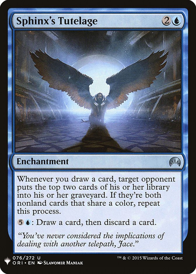 Sphinx's Tutelage [Mystery Booster] - Magic: The Gathering - Card Brawlers | Quebec | Canada |