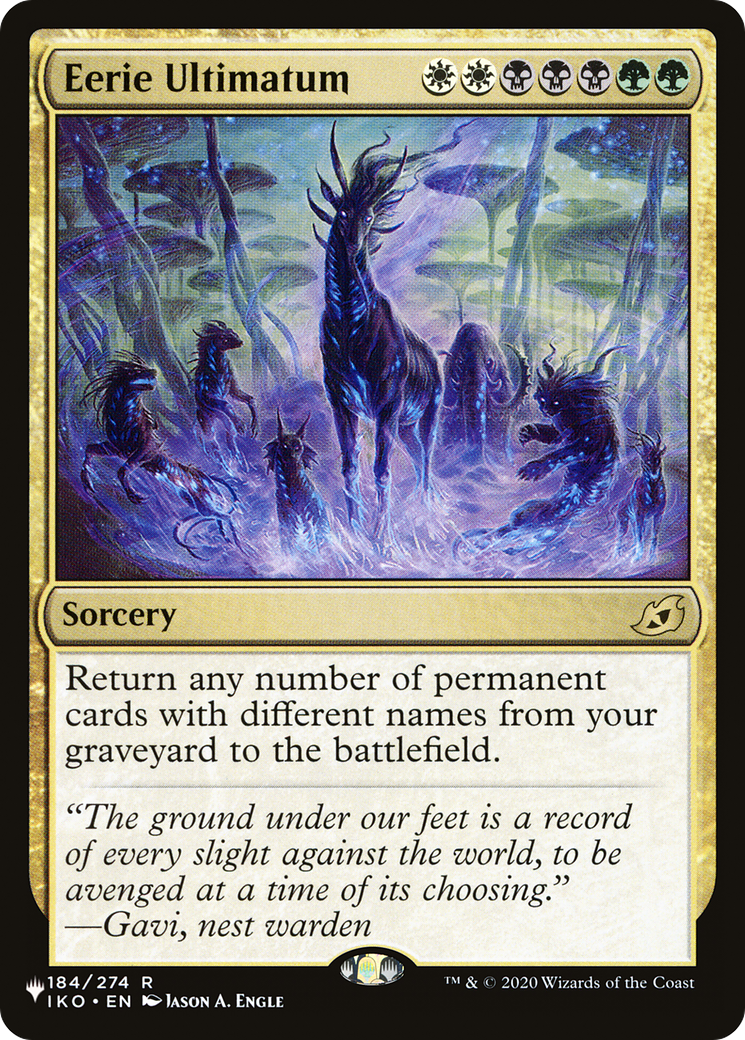Eerie Ultimatum [The List] - Magic: The Gathering - Card Brawlers | Quebec | Canada |
