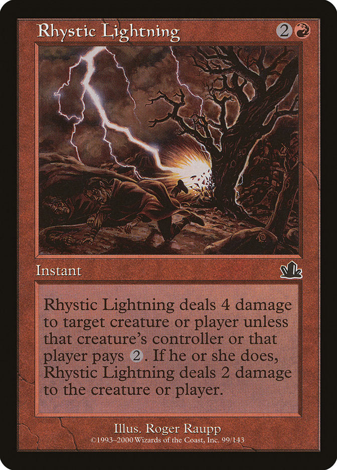 Rhystic Lightning [Prophecy] - Magic: The Gathering - Card Brawlers | Quebec | Canada |