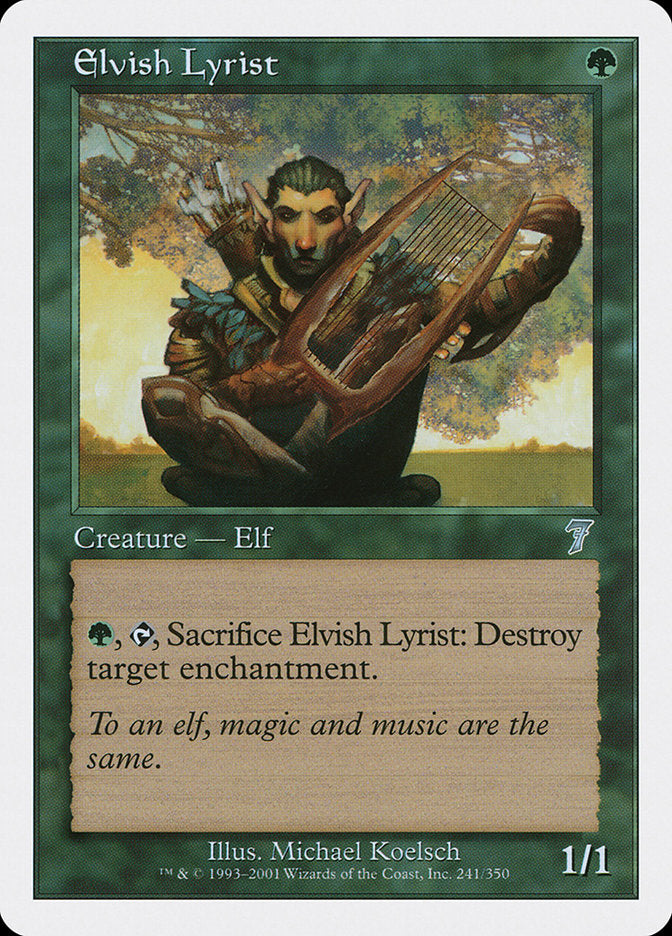 Elvish Lyrist [Seventh Edition] - Magic: The Gathering - Card Brawlers | Quebec | Canada |