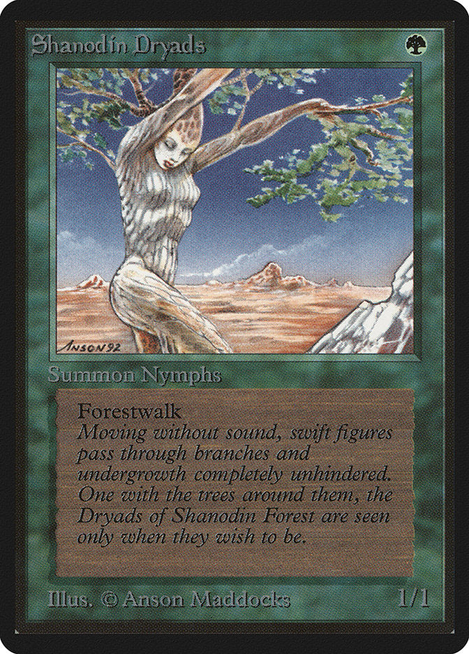 Shanodin Dryads [Beta Edition] - Magic: The Gathering - Card Brawlers | Quebec | Canada |