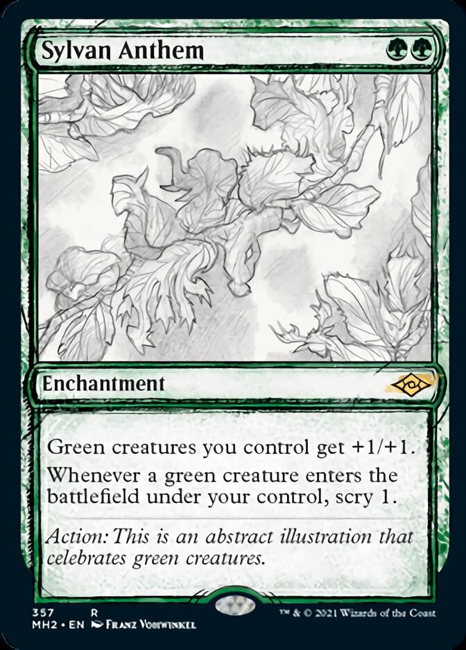 Sylvan Anthem (Sketch) [Modern Horizons 2] - Magic: The Gathering - Card Brawlers | Quebec | Canada |