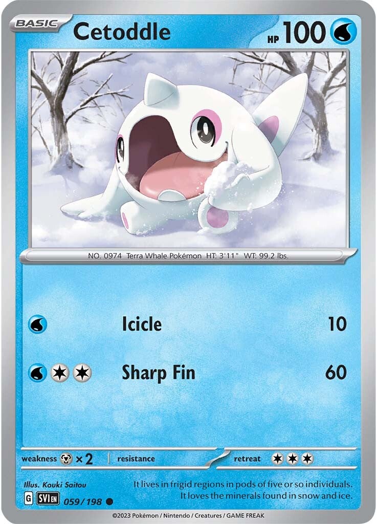 Cetoddle (059/198) [Scarlet & Violet: Base Set] - Pokémon - Card Brawlers | Quebec | Canada |