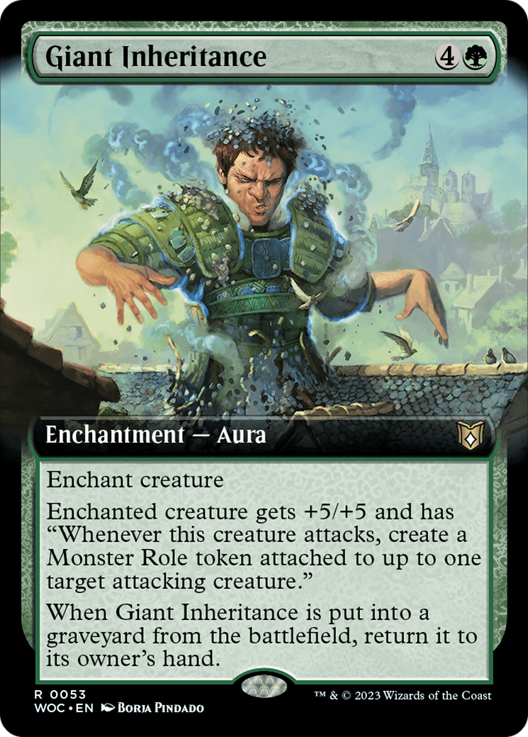 Giant Inheritance (Extended Art) [Wilds of Eldraine Commander] - Magic: The Gathering - Card Brawlers | Quebec | Canada |
