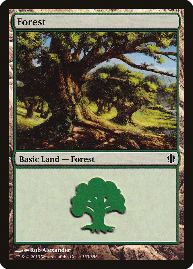 Forest (353) [Commander 2013] - Magic: The Gathering - Card Brawlers | Quebec | Canada |