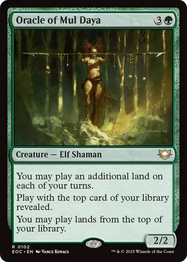 Oracle of Mul Daya [Edge of Eternities Commander] - Magic: The Gathering - Card Brawlers | Quebec | Canada |