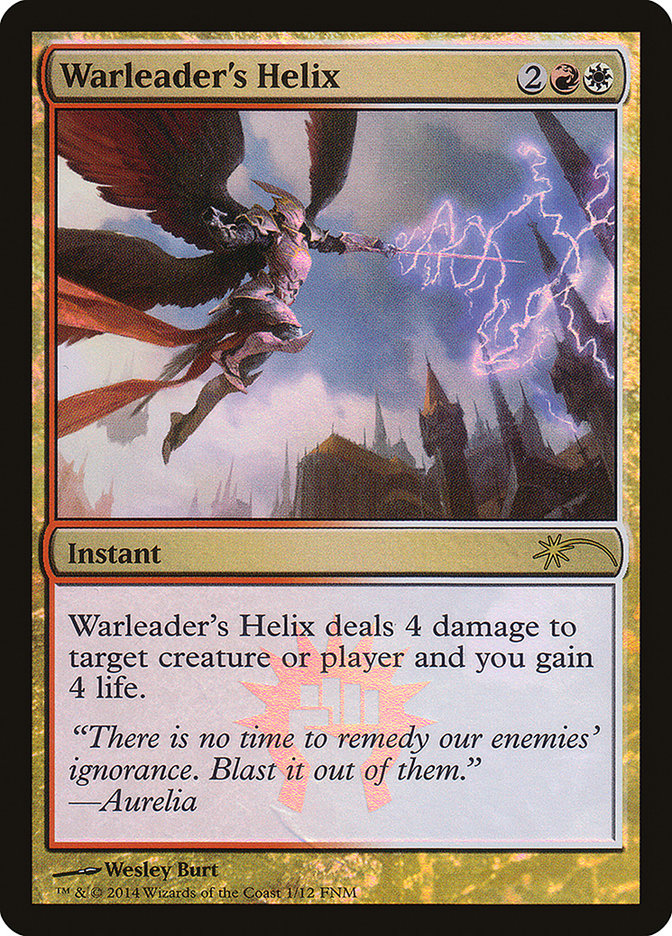 Warleader's Helix [Friday Night Magic 2014] - Magic: The Gathering - Card Brawlers | Quebec | Canada |