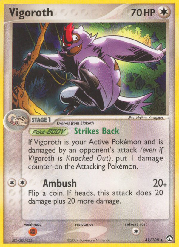 Vigoroth (41/108) [EX: Power Keepers] - Pokémon - Card Brawlers | Quebec | Canada |