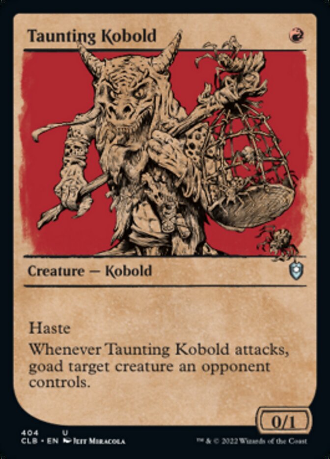 Taunting Kobold (Showcase) [Commander Legends: Battle for Baldur's Gate] - Magic: The Gathering - Card Brawlers | Quebec | Canada |