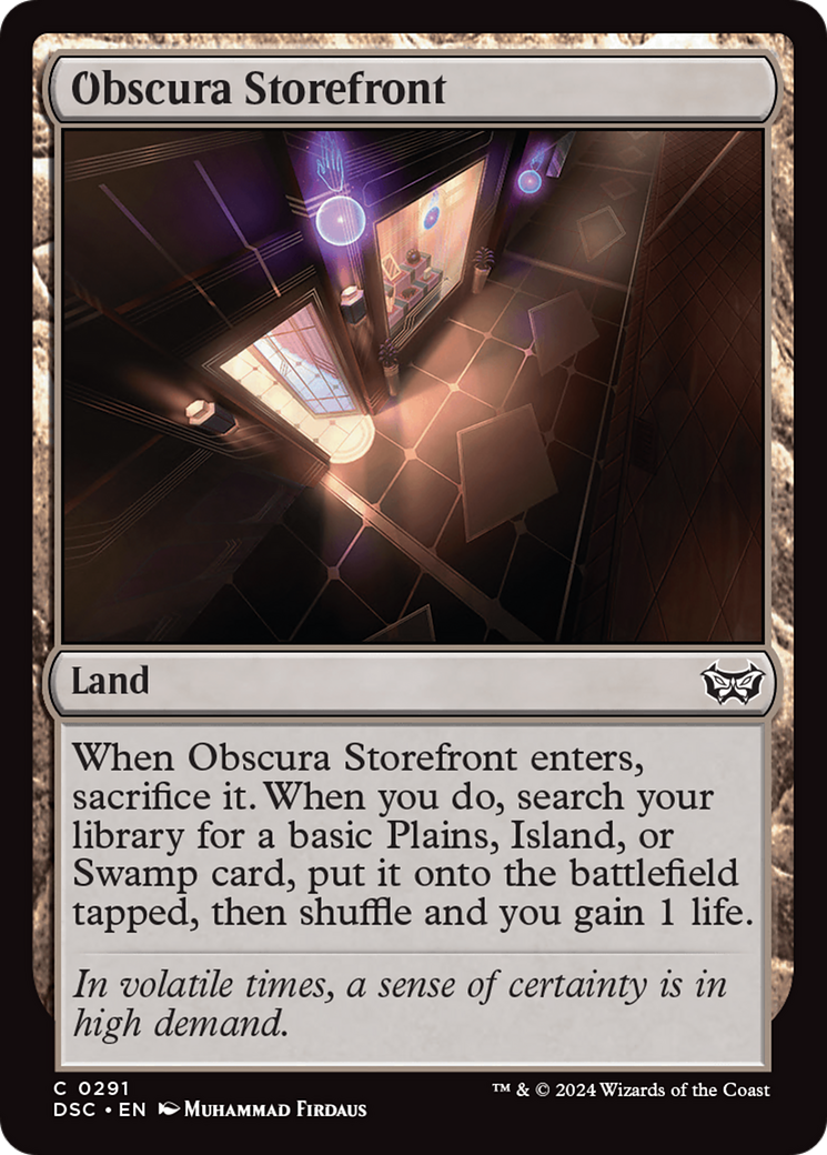 Obscura Storefront [Duskmourn: House of Horror Commander] - Magic: The Gathering - Card Brawlers | Quebec | Canada |